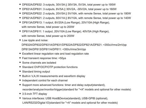 Rigol DP832 Triple Output Power Supply - 195W India | Ubuy