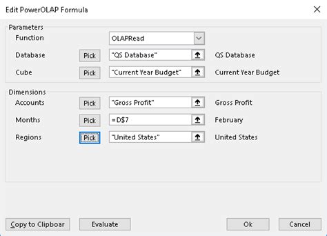 Image result for OLAP Formulas Excel