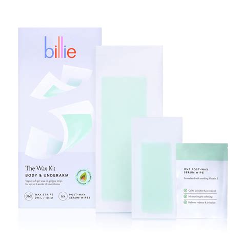 Billie Wax Kit - Body & Underarm - Easy & Convenient - No Heat - Made ...
