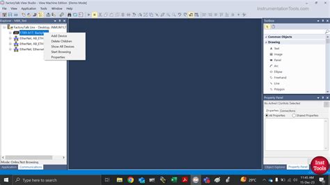 Image result for FactoryTalk View Studio Communication Setup