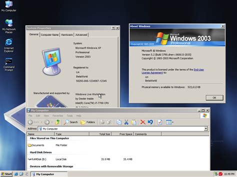 Installation of VMware and Windows 2003 Server