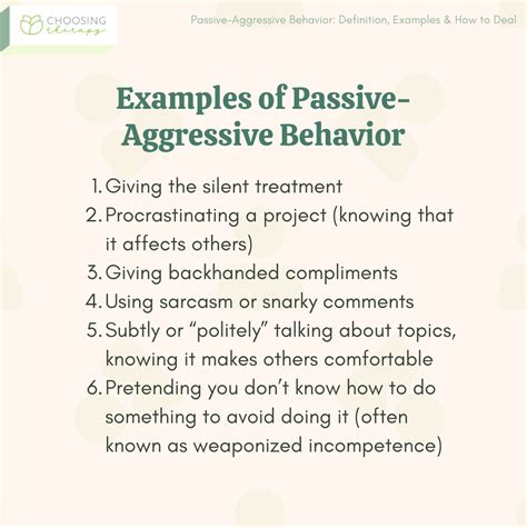 Passive Aggressive Behavior Symptoms Am I Passive Aggressive? 12 Signs