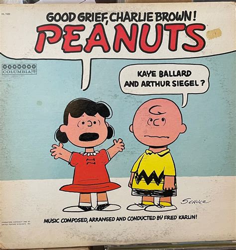 Kaye Ballard And Arthur Siegel, Fred Karlin "Good Grief, Charlie Brown ...