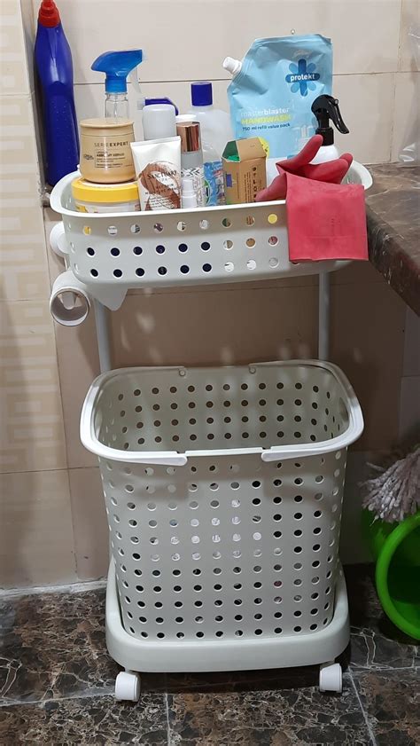 Klaxon Laundry Basket - Plastic Laundry Basket - Cloth Storage Basket ...