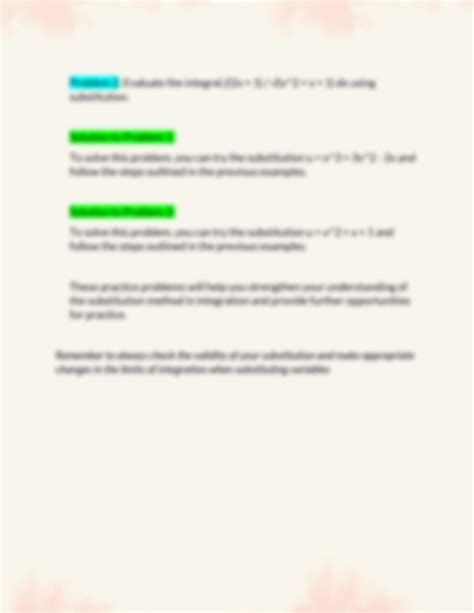 Image result for Substitution Method for Integration