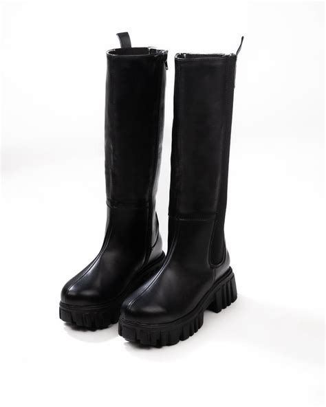 Motorcycle Side Zipper Knee Boots – Littlebox India