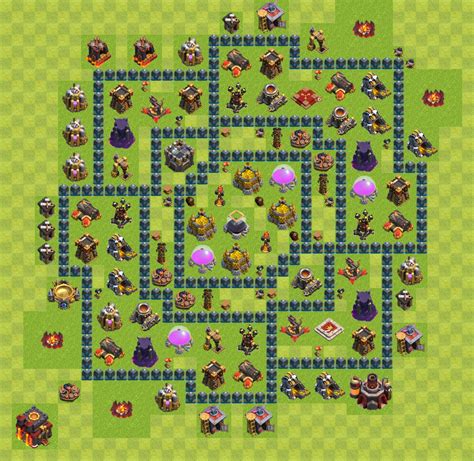 Level 10 Town Hall Farming Base Clash Of Clans Bases With Links COC