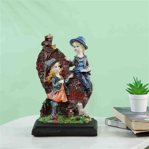 Buy CraftVatika Love Couple Home Decorative Showpiece, Couple on Wall ...