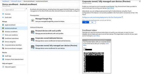 Image result for Intune Registration Android