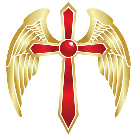 Clipart Cross With Wings