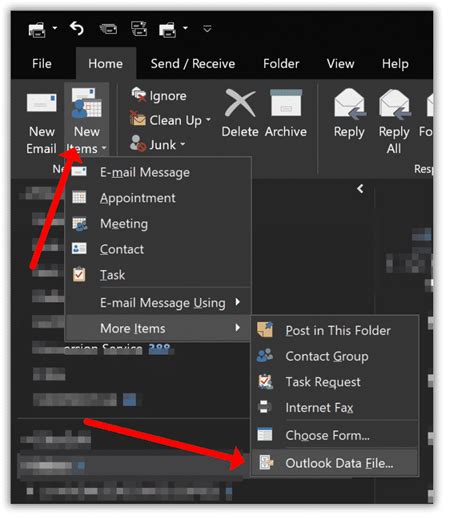 Image result for Create New Empty PST File