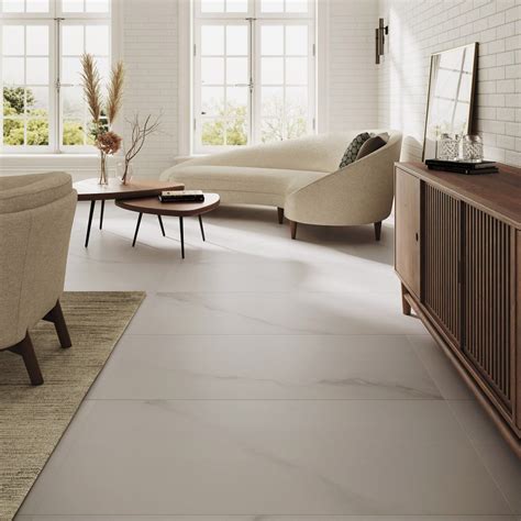 Westby | Living room tiles, White marble floor, Tile floor living room