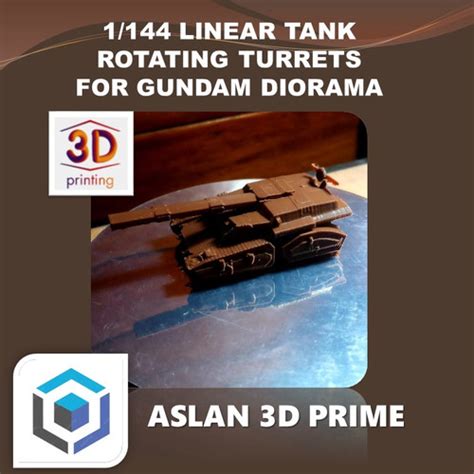 Jual 1/144 LINEAR TANK ROTATING TURRETS GUNDAM Custom Color 3D Print ...