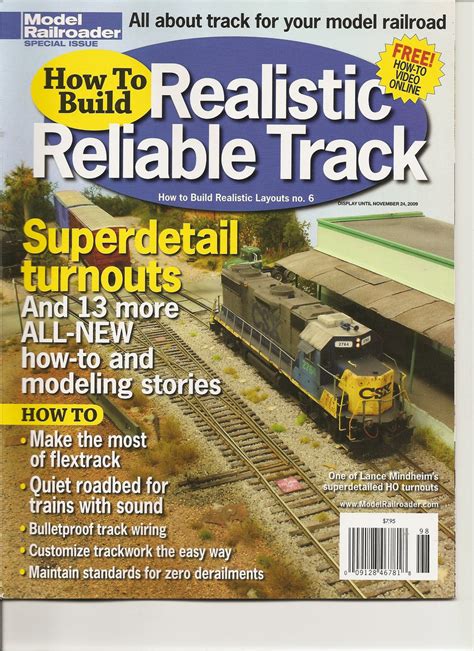 Model Railroader How to Build Realistic Reliable Track November 2009 S – Lone Star Trains ...