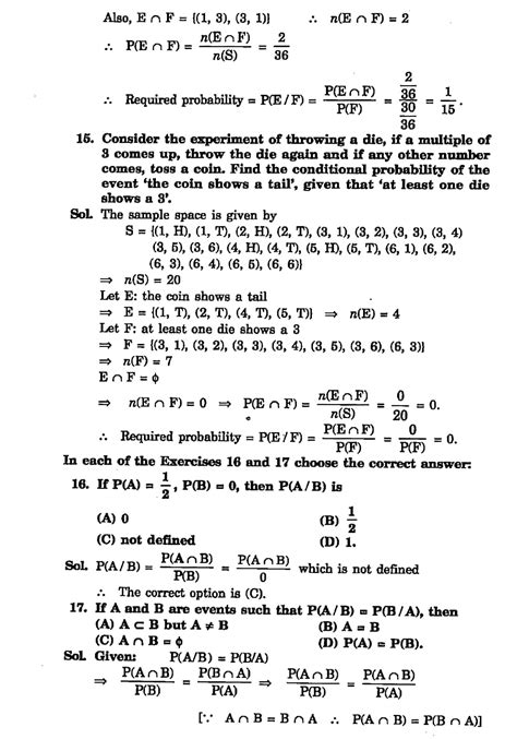 Image result for Probability Class 12 Explanation