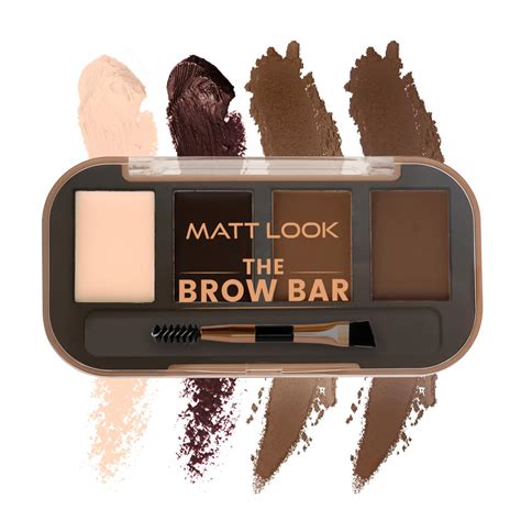 Buy MATT LOOK Eyebrow Palette With Wax Cream |Travel-Friendly Eyebrow ...