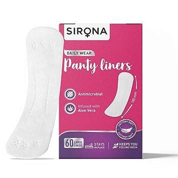 Buy Sirona Daily Use Panty Liners for Women with Aloe Vera - Pack of 60 ...