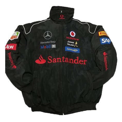 F1 Racing Mercedes Amg Jacket 3D Printed , Formula 1 Jacket Coat, F1 ...
