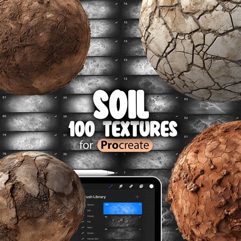 ArtStation - 100 Procreate Soil Textures | Ground Procreate Texture ...