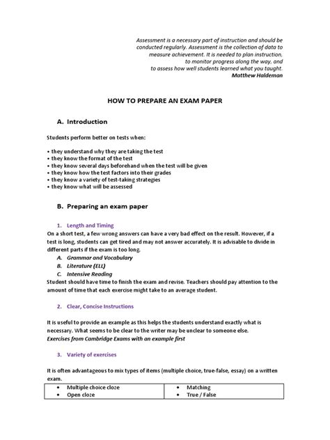 Image result for How to Make Good Exam Questions