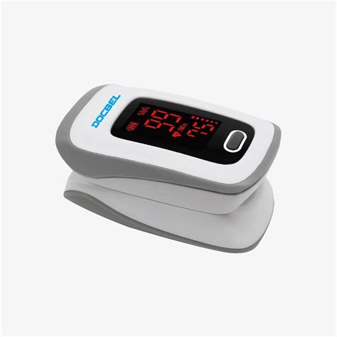 DOCBEL Fingertip Pulse Oximeter with Bright Red LED Display for ...