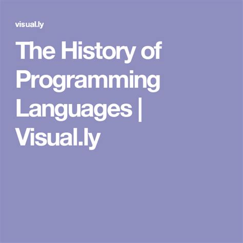 programming languages visual
