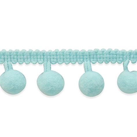 Expo International Pom Fringe Trim, 20 yd/3/8, Baby Blue : Amazon.in ...
