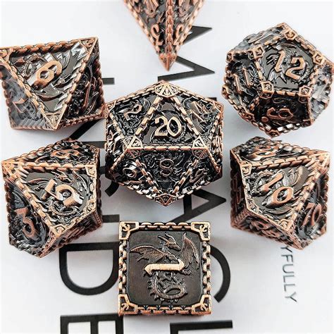 Buy ਜ਼ਸੀਡੋਟ ਡੀ ਐਨ ਡੀ ਡਾਈਸ ਸੈੱਟ ਡੀ ਐਂਡ ਡੀ ਡਨਜਿਓਨਜ਼ ਅਤੇ ਡ੍ਰੈਗਨਜ਼ ਮੈਟਲ ...