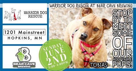 Warrior Dog Rescue Adoption Event at Bear Cave Brewing, Bear Cave ...