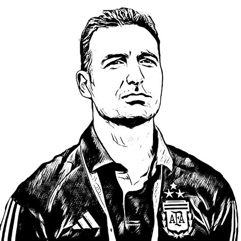 Lionel Scaloni Silueta Selección argentina ⭐⭐⭐ | Fondo de pantalla ...