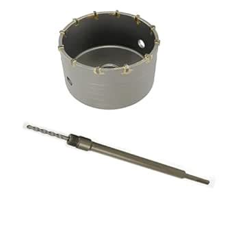 UPTO DATE PRODUCTS 1 Pcs 80MM Concrete Hole Saw Tungsten Steel 400MM ...
