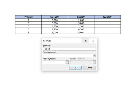 Image result for How to Add Multiple Formulas in Word