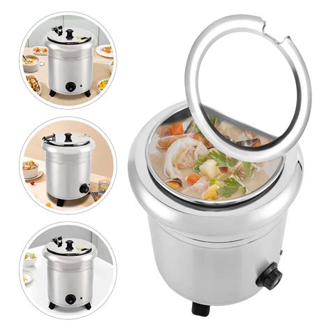 Commercial Stainless Steel Electric Soup Warmer Soup Kettle 30-85℃/86-185F 110V - Walmart.com