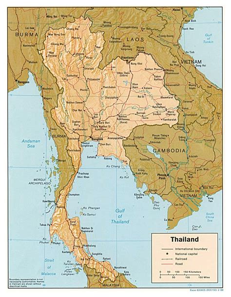 Maps of Thailand | Detailed map of Thailand in English | Tourist ...