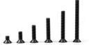 RPI SHOP Bolt M8 Allen CSK Screw Set of 6 Size (10mm, 12mm, 15mm, 20mm ...