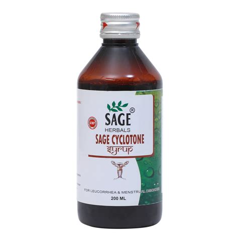 Buy Sage Herbals Natural Sage Cyclotone Syrup-200 ml Online at Low ...