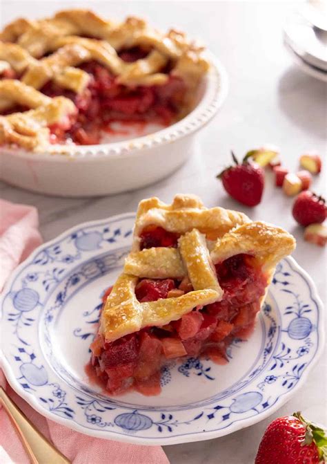 Strawberry Rhubarb Pie Recipe - Preppy Kitchen