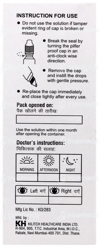 Resync 01 Eye Drop 5 Ml - Uses, Side Effects, Dosage, Price | Truemeds