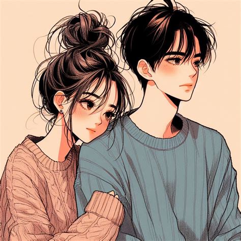 Pin by Stephanie Henry on inspirational art | Cute couple drawings ...