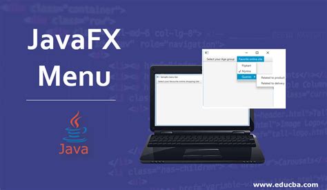 Image result for JavaFX Menu