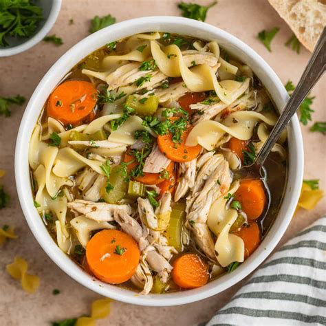 Bowl Of Chicken Noodle Soup