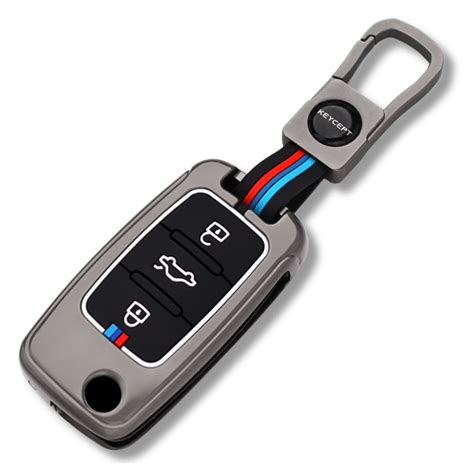 Skoda/ Volkswagen Metal Alloy Key Cover Compatible with Skoda ...
