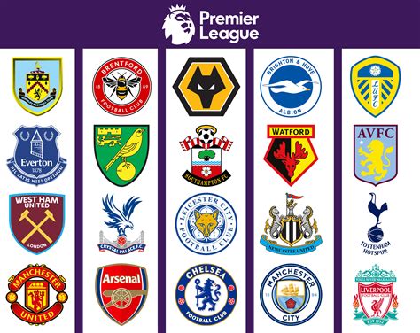Premier Soccer Team Logos
