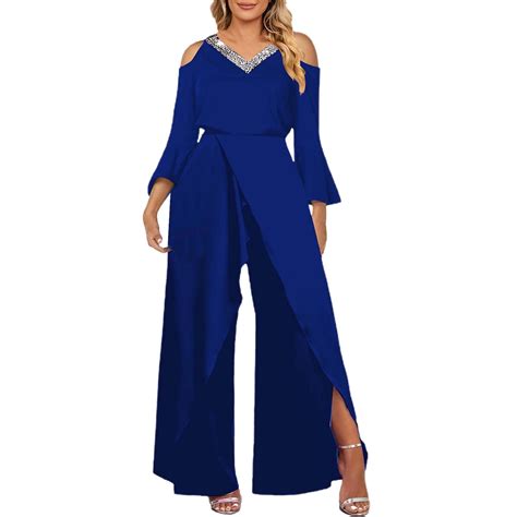 MSJUHEG Sequin Jumpsuit,One Piece Jumpsuits for Women,Beach Outfits for ...