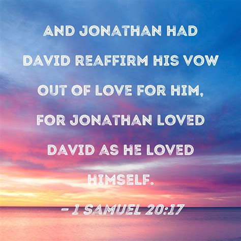 Jonathan Loved David