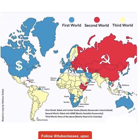 Capitalism Vs Communism Map