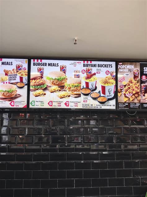 Menu at KFC, Jaipur, 11/A