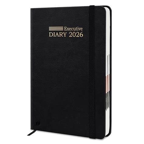 Jhingalala Diaries - Hard Bound Leather Executive 2026 Dated Planner ...