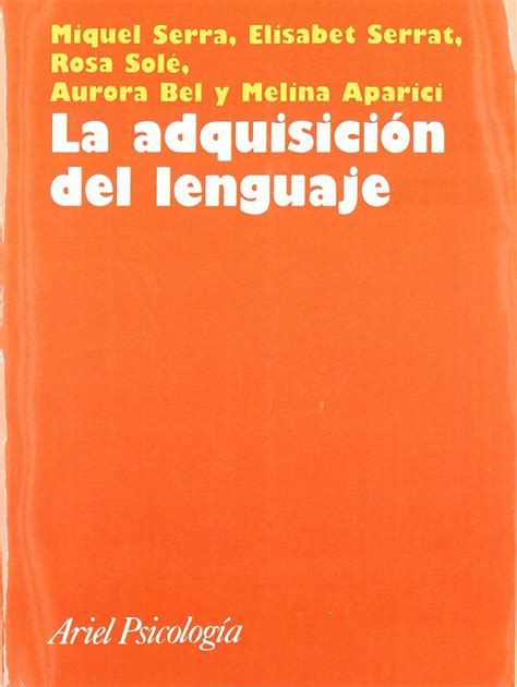 Buy LA Adquisicion Del Lenguaje Book Online at Low Prices in India | LA ...
