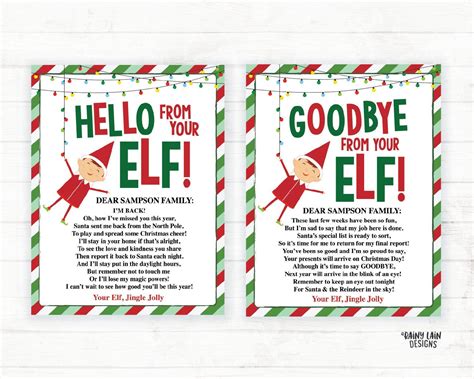 Elf On The Shelf Return Letter Template Free - Campaign Planning Template